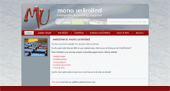 Desktop Screenshot of monounlimited.com
